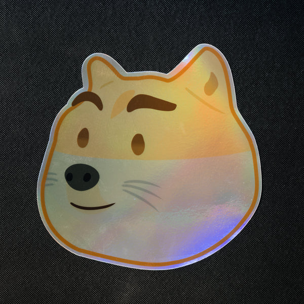 dogeholo Big Sticker