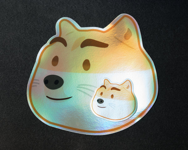 dogeholo Big Sticker